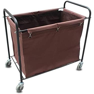 Imagem de Prateleira carros móveis sacos removíveis com cesta de lavandaria carrinho de lavandaria cesto de lavandaria com forro removível e rodas para casa de banho quarto casa