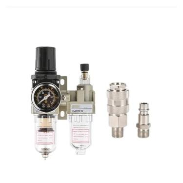 Imagem de AC2010-02 Bomba de ar pneumática filtro de separação óleo-água compressor de ar válvula reguladora regulador de filtro de ar (conjunto completo)