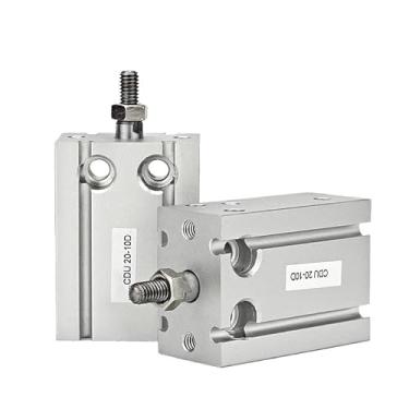 Imagem de CDU6 CDU10 CDU16 CDU20 CDU25 CDU32 Cilindro Pneumático Cilindro de Pistão Pequeno Montagem Livre Cilindros de Ar 5-50MM Curso 1 Pç (Curso 35 mm, CDU10 Furo 10 mm))