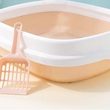 Imagem de Acouto Caixa de Areia para Gatos Semi-fechada de Grande Espaço Espessada - Bacia de cocô Com Areia para Gatos (L)