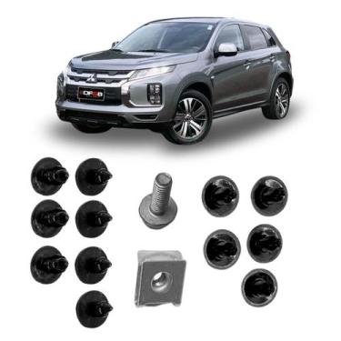 Imagem de Kit Grampo Presilha 14 Pçs Parabarro Dianteiro Asx 13 14 15 - DFEB