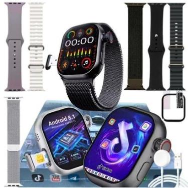 Imagem de Smartwatch Relógio Inteligente Lançamento Howear Hw S10 Call Android iOS Chip 5G Insta Apps-Unissex
