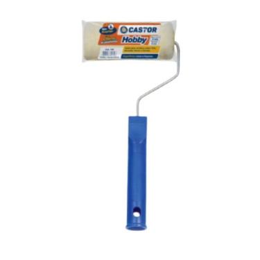 Imagem de Rolo Pintura Castor La Hobby 09cm s/ respingo c/cabo