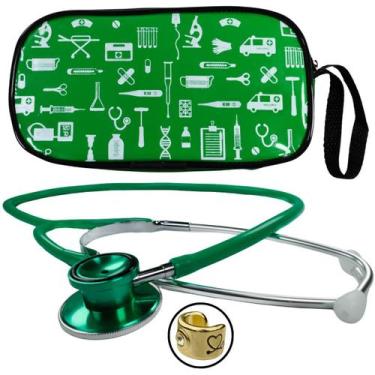 Imagem de Estetoscopio Duplo Duosson Cardiaco Pulmonar Adulto Pediatrico Infanti