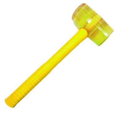 Imagem de Martelo Marreta de Borracha Silicone para Piso  Cabo Ergonômico Antide