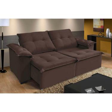 Imagem de Sofá Berlin 3 Lugares 1,80cm - De Casa Décor E Estofados Marrom