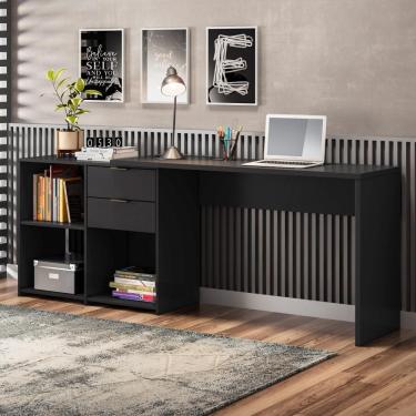 Imagem de Mesa De Canto Para Escritório Preto Nt2060 Preto
