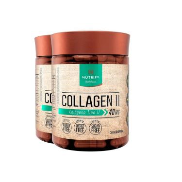 Imagem de Kit 2 Collagen Ii Colágeno Tipo 2 Nutrify 60 Cápsulas