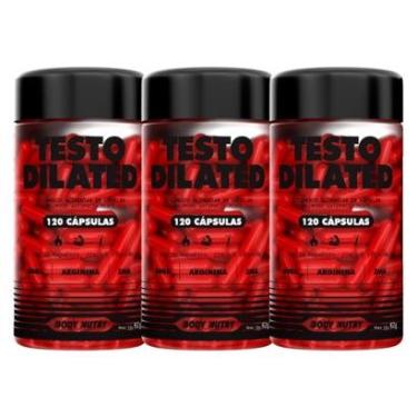 Imagem de Kit 3x Dilated Body Nutry 120 Cápsulas Suplemento Alimentar em Cápsulas-Unissex