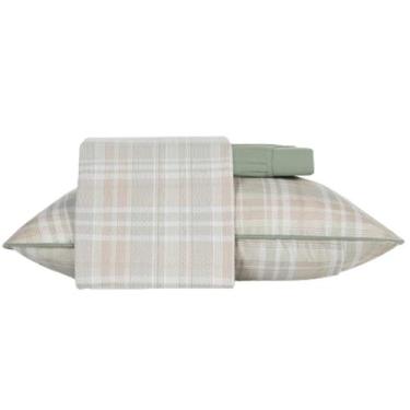 Imagem de Jogo de cama solteiro altenburg marea malha fio penteado 100 algodão c