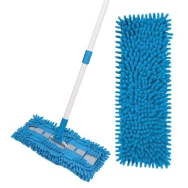 Imagem de Rodo Mop Chenille 3 Em 1 Vassoura E Pano Em Microfibra Mop Limpeza Rapida Rodo de Limpeza Esfregão Perfeito