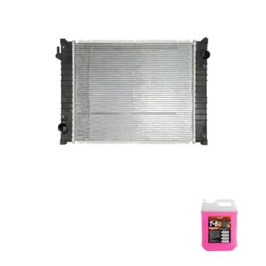 Imagem de Kit Radiador Ford Ranger 2.5/2.8 Diesel 1998 a 2006 + Aditivo Radiadornaq Rosa 5Litros