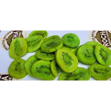 Imagem de Kiwi Chips Liofilizado Premium (200g), 100% Natural, Crocante, Sem Açúcar, Para Consumo Direto, Confeitaria, Gelatos, Chocolates Artesanais, Decoração de Bolos