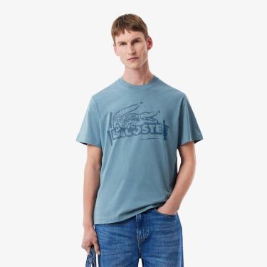 Imagem de Camiseta Lacoste De Algodão Estampada Masculina-Masculino