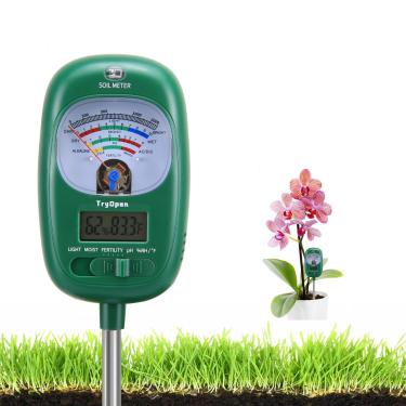 Imagem de Kit de teste de solo de 7 em um, medidor de umidade do solo/medidor de pH do solo/testador de solo de fertilidade, higrômetro de solo para jardim, fazenda, planta, ao ar livre, interno, medidor de