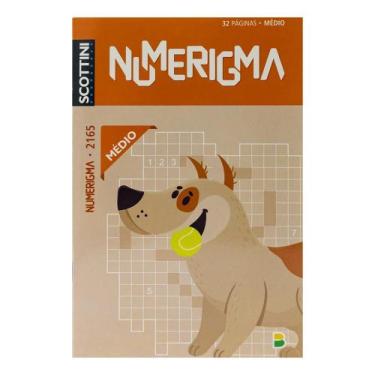 Imagem de Livro - Scottini Numerigma (32p) N.2165 (Médio)