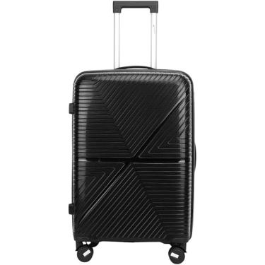 Imagem de Mala de Viagem Porte Grande Rodas 360° Polipropileno Resistente Cadeado com Segredo Cruzeiro 6006-M2-Unissex