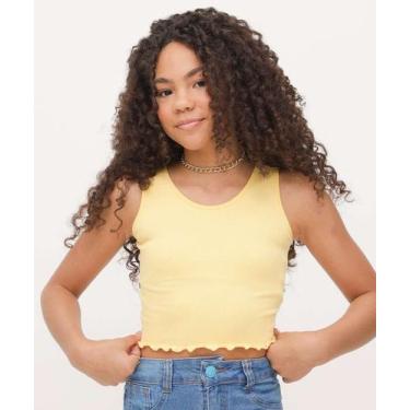 Imagem de Blusa Regata Cropped Sem Costura Juvenil TAM 10 a 16 M-15590 - Marisa,