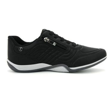 Imagem de Tenis Kolosh Original Elastico Ziper Conforto Feminino 696, 35, Preto