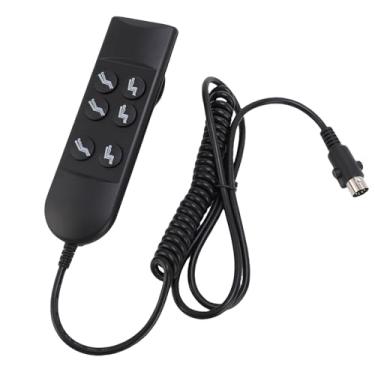 Imagem de Luocute Controlador de Cadeira de Elevação, Controle Manual de sofá de Elevação Elétrica de 6 Teclas Com Conector de 5 Pinos, Peças de Reposição Reclináveis ​​para Poltrona Reclinável