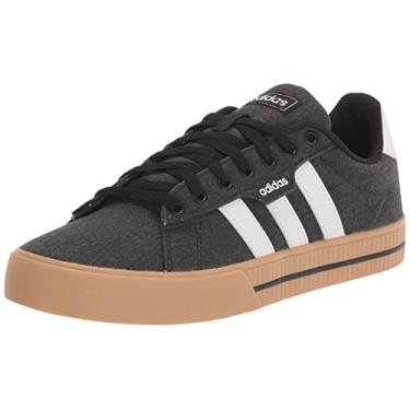 Imagem de adidas Tênis masculino Daily 3.0, Preto/Branco/Goma, 37