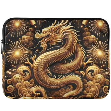 Imagem de Capa protetora para laptop Dragon Chinese Ano Novo fofo para MacBook Pro 14 polegadas capa protetora para notebook capa universal 13-14 polegadas
