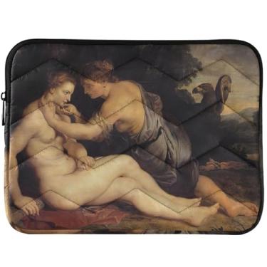 Imagem de Capa fofa para laptop com pintura Rubens Júpiter Callisto, capa fofa para notebook com estampa fofa universal, 13, capa para computador, laptop de 14 polegadas