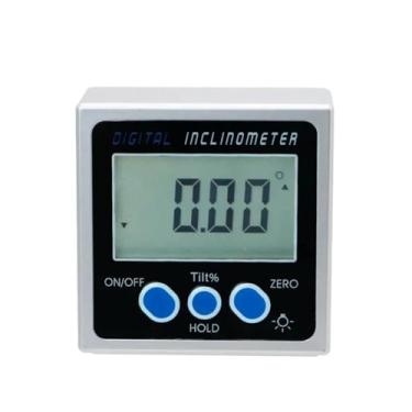 Imagem de Aoleaby Transferidor magnético digital medidor de ângulo inclinômetro ângulo localizador digital níveis inclinômetro magnético digital com luz de fundo