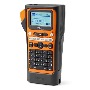 Imagem de Rotulador Eletrônico Brother PT-E310BTVP Portátil Profissional P-TOUCH Laranja - PTE310BTVP