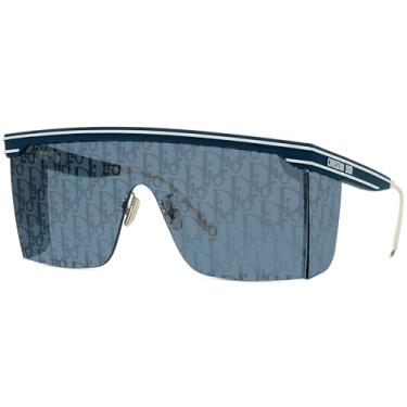 Imagem de Dior Óculos de sol unissex DIORCLUB M1U Blue Logo Shield CD40042U 90X 00