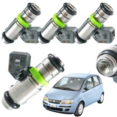 Imagem de Kit Com 4 Bicos Injetores Idea 1.8 Flex 2004 2005 2006 2007 2008 2009 2010 2011 2012 2013 2014 Em Diante - IWP168 50103002