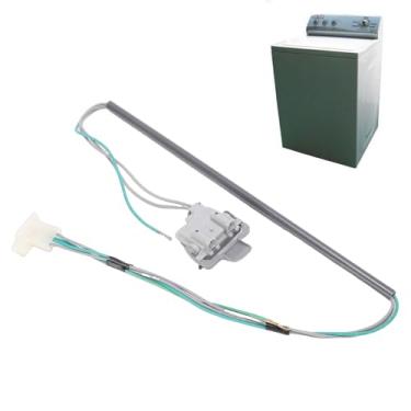 Imagem de Zerodis Interruptor da Tampa da Arruela, Conjunto Trava Porta Máquina de Lavar, Peças de Reposição do Interruptor Tampa Arruela, Adequado para WP3355458 WP3355548VP