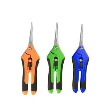 Imagem de Tesoura de Poda com Cabeça Reta e Aderência Antiderrapante Multifuncional para Jardim(Cor Aleatórios (WJ-1739),2 Pçs)