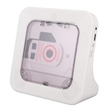 Imagem de OPPWONG Leitor de CD de Mesa Bluetooth 5.3 Com Seis Modos de Reprodução Distintos, Alto-falante HiFi Display LED Interface USB AUX FM Portátil 75° Design de Mesa Inclinado