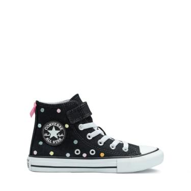 Imagem de Tênis Converse All Star Chuck Taylor 1V Infantil Preto Branco CK12410001-26