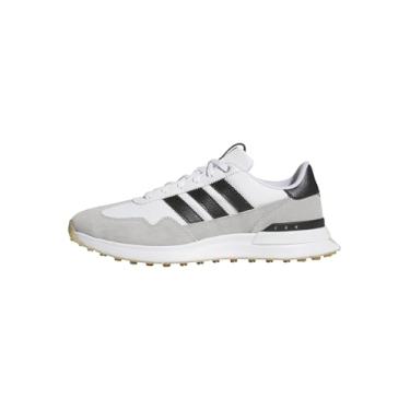 Imagem de adidas Tênis masculino de golfe, Ftwr Branco/Core Black/Grey Two, 40