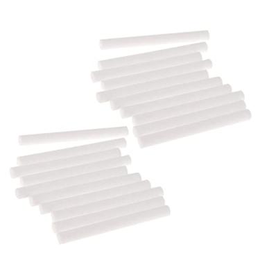 Imagem de 20 peças de refil de algodão, filtro de pavio de substituição umidificador de carro ferramenta difusor