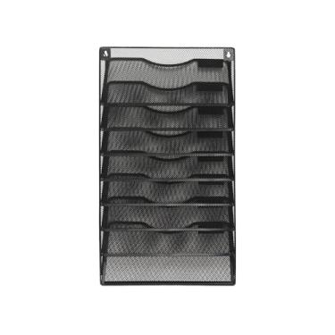 Imagem de Escritório Porta-revistas de 8 níveis, porta-arquivos bolso parede, organizador correspondência, porta-revistas Organizador de mesa