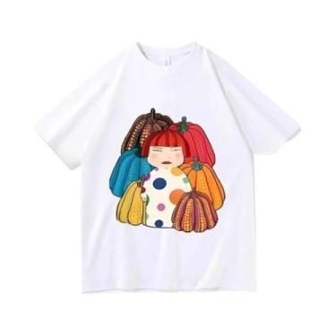 Imagem de Camiseta Com Estampa De Bolinhas Yayoi Kusama, Artista Japonesa, Arte 