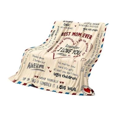 Imagem de Cobertor de aniversário para mãe – Cobertor para o das mães, lençóis macios para aniversário, mulher, sofá, quarto, cadeira, sala de estar, acampamento, cama, piquenique
