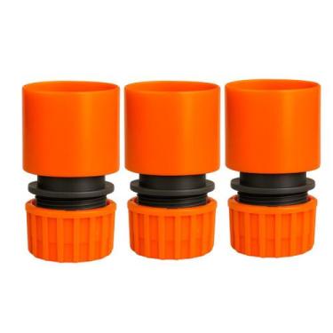 Imagem de Engate Rápido 1/2 Compatível com Mangueiras de Jardim Kit com 6 Unidad