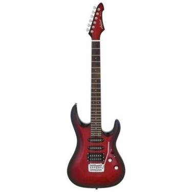 Imagem de Guitarra Aria Mac-std Metallic Red Shade
