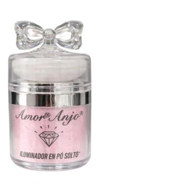 Imagem de Iluminador Corpo e Rosto em Spray com Glitter Brilhante para Maquiagem Amor Anjo (Pó solto 02)