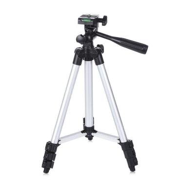 Imagem de Tripé Alumínio Câmera Fotográfica E Celular 1m Prata