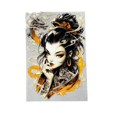 Imagem de Adesivos Refletivos De Geisha Para Carros E Motos YAMAHA Kawasaki Hond