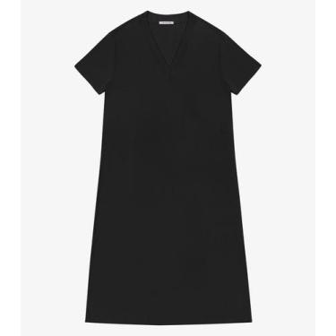 Imagem de Vestido Super Midi Feminino Plus Size Secret Glam Preto, Plus G3, Pret