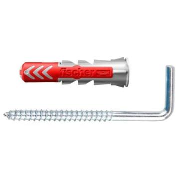 Imagem de Kit 25 Escápula 4,8x60mm e Bucha Fischer Duopower 10 Zincada - FERRARI