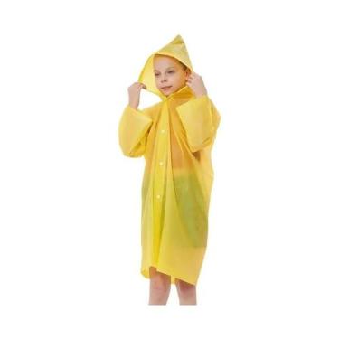 Imagem de Capa De Chuva Infantil Impermeável Reutilizável Para Viagem, Equipamen