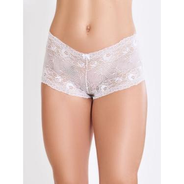 Imagem de Calcinha Caleçon Lacradora Sexy Short Renda Fita De Cetim - ALTIÊ INTI