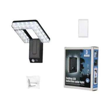Imagem de Lâmpada De Parede Solar LED Dobrável Com Sensor De Movimento À Prova d
